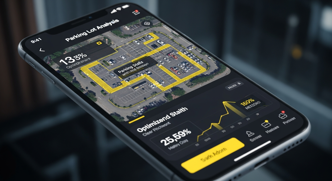 AI-powered parking lot analysis